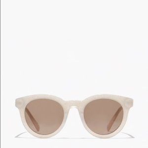 ISO Madewell Halliday Sunglasses in Milky Glitter